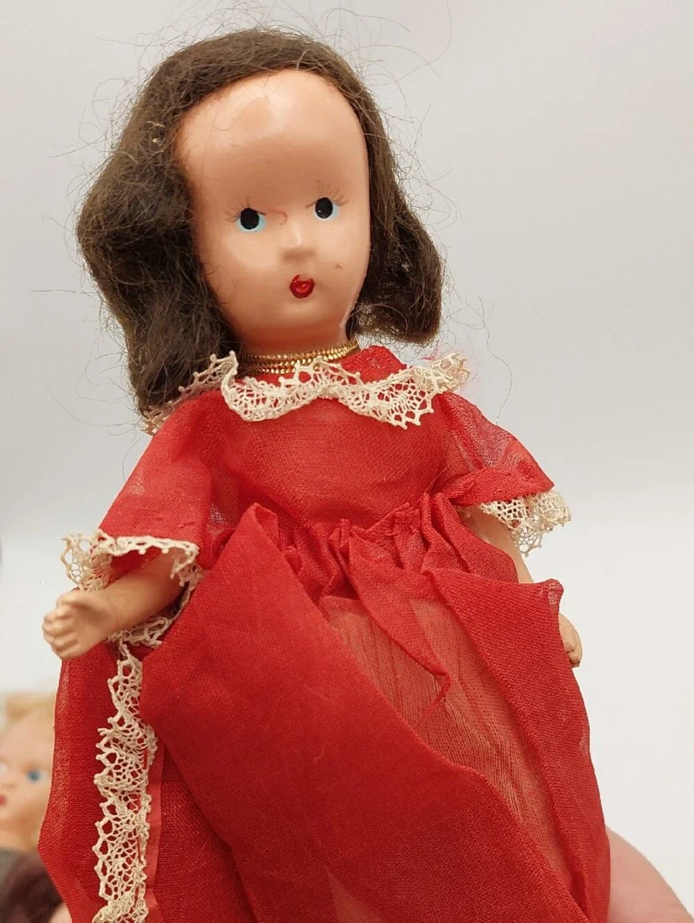 Small Lot 4 Vtg Dolls 1 Bisque 1 Virga Open To Offers More In Closet
